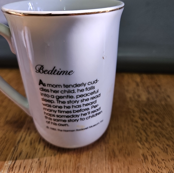 Vintage Norman Rockwell Set of 8 Cups 1982 - Picture 5 of 16